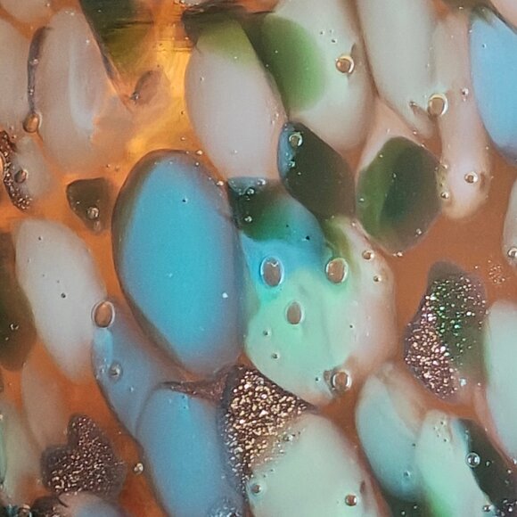 Vintage Hand-blown Murano-style Art Glass Vase - Picture 3 of 10